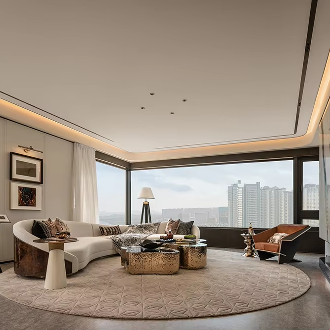 Interior Design Layout - Sanhai luz design interior plano mestre