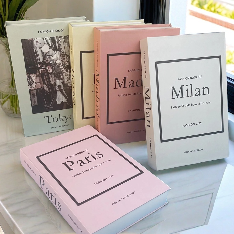 Interior Design New York - Paris nova york luxo falso livro