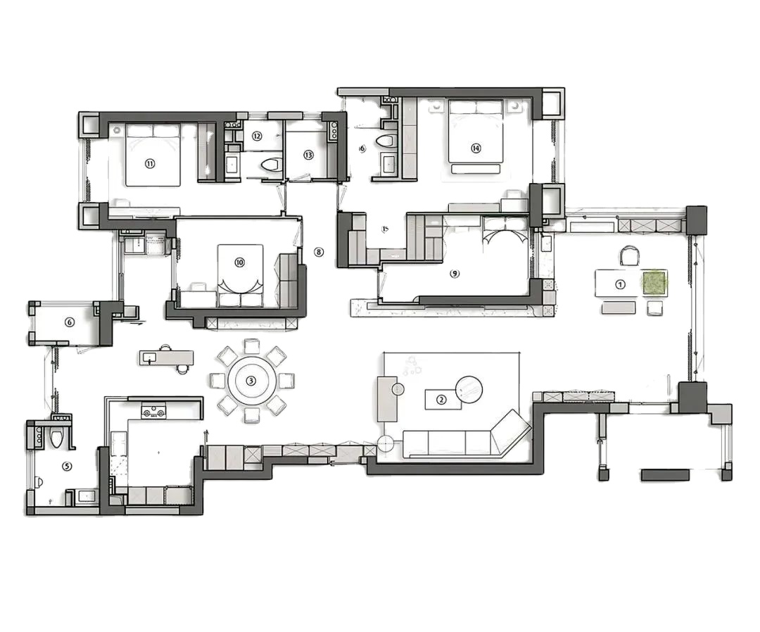 Interior Design And Construction - Sanhai House Plans Serviços de design