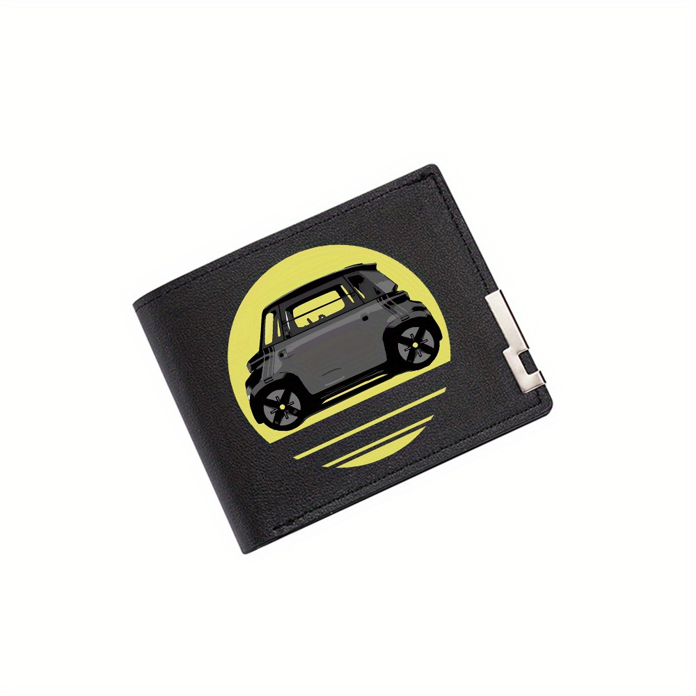 Interior Design Graphic Design - Carro cinza amarelo sol fundo preto