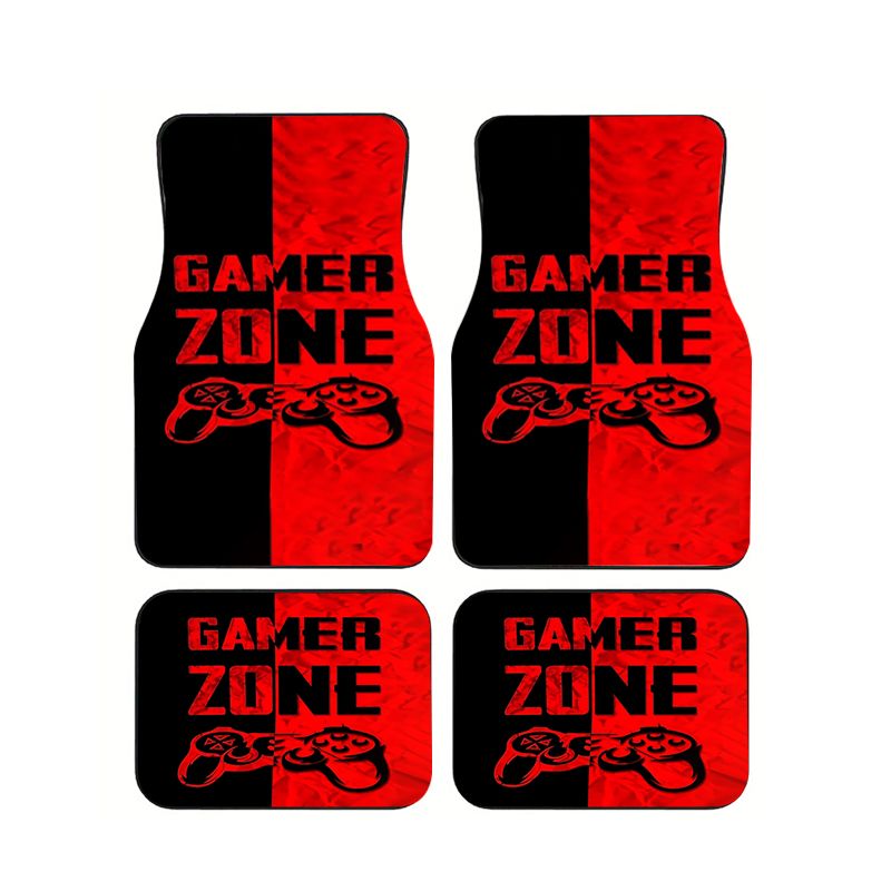 Interior Design Zoning - Conjunto de tapetes universais para carro,