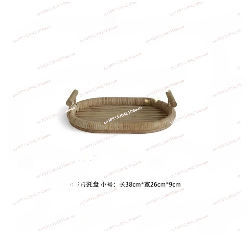 Bandeja de Rattan com Alças -  - Rattan Tray Handle avaliação e preço