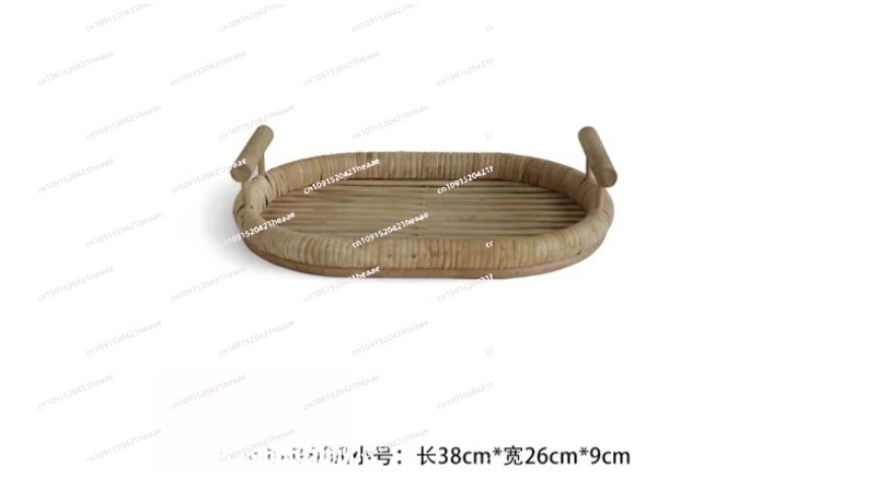 Bandeja de Rattan com Alças -  - Rattan Tray Handle avaliação e preço
