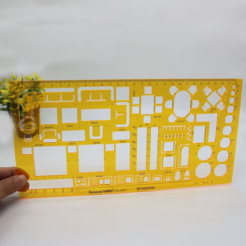 Desenho arquitetônico da régua - Interior Design Layout avaliação e preço