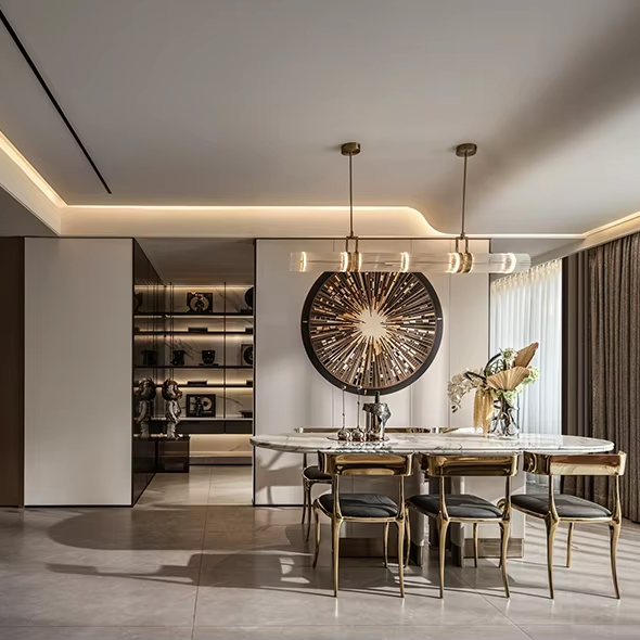 Sanhai estilo leve design inte - Interior Design And Construction avaliação e preço