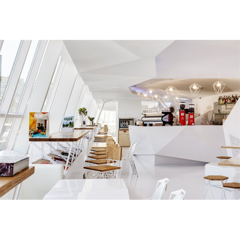 Design de balcão de café moder - Interior Design Layout avaliação e preço