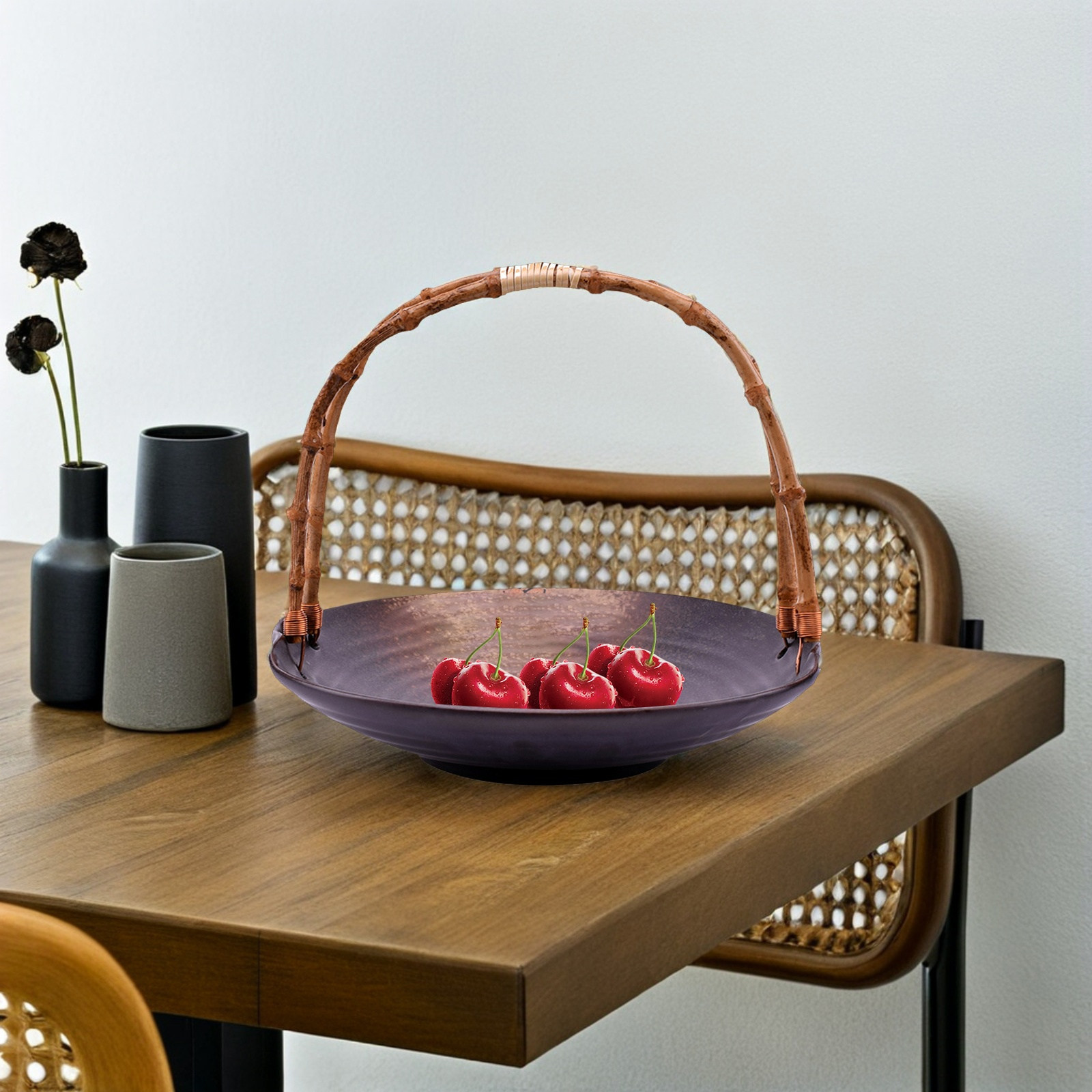 Alça de Vime de Bambu para Ban - Rattan Tray Handle avaliação e preço