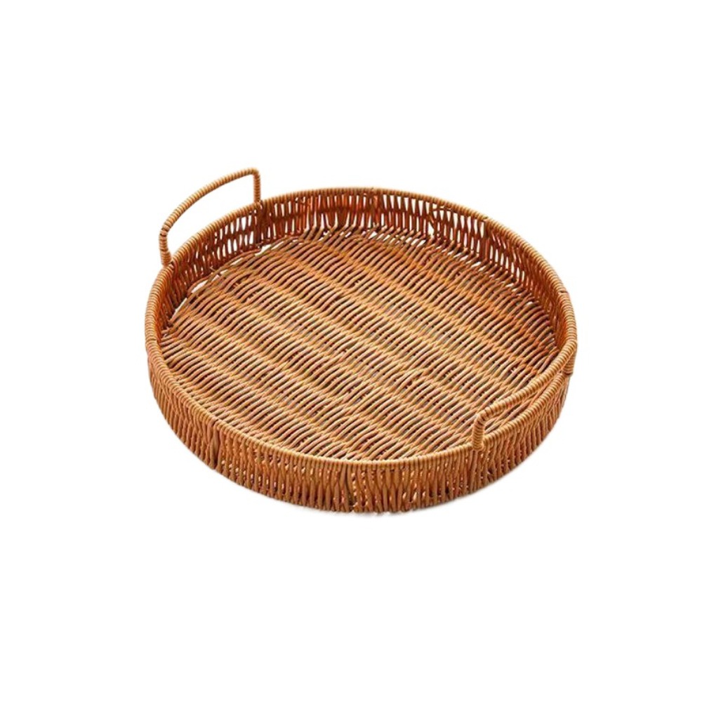 Cesta de Armazenamento Grande  - Rattan Tray Handle avaliação e preço