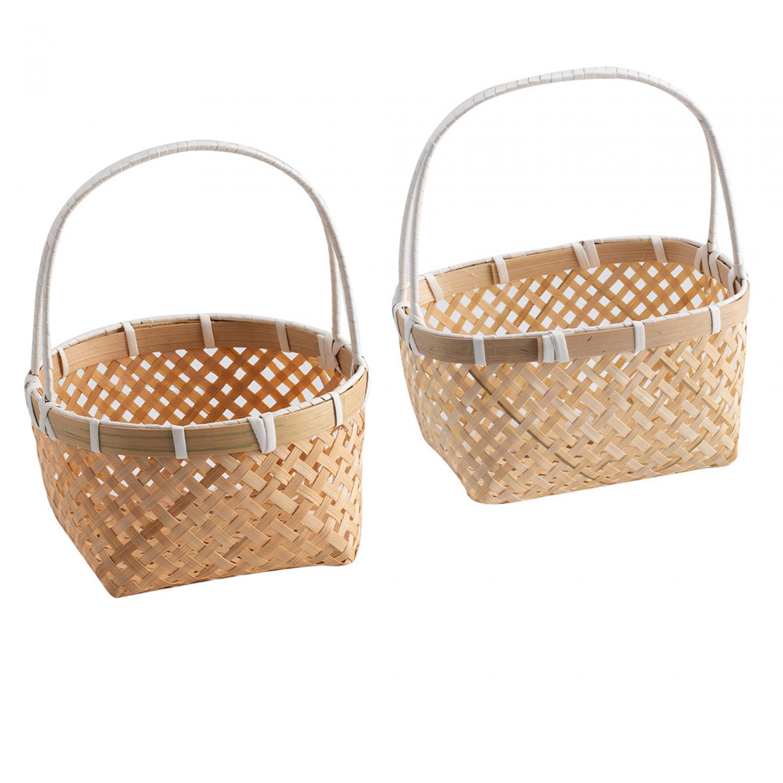 Cesta Multiuso de Vime com Alç - Rattan Tray Handle avaliação e preço