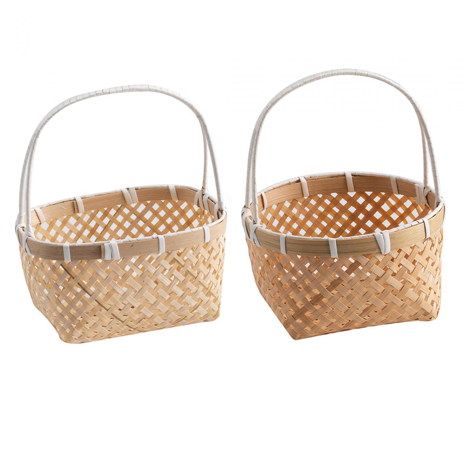 Cesta Multiuso de Vime com Alç - Rattan Tray Handle avaliação e preço