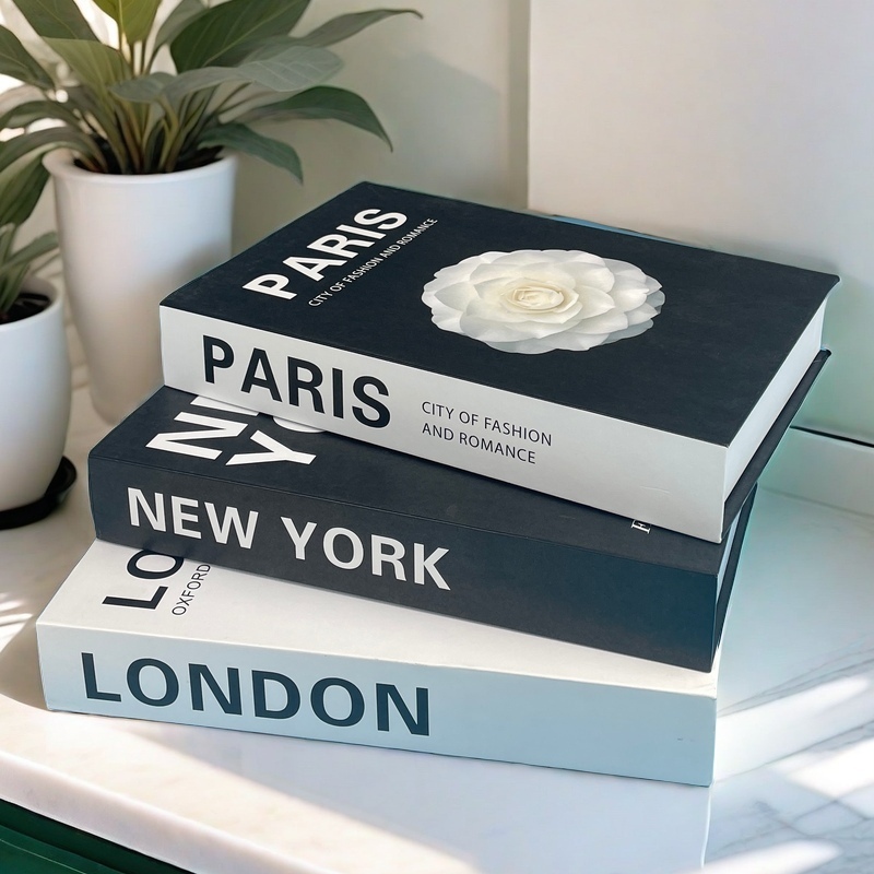 Luxo falso livro caixa de arma - Interior Design New York avaliação e preço